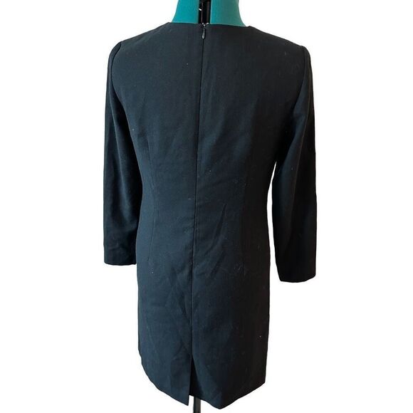 Talbots black wool suit dress- size 6 - Picture 2 of 8